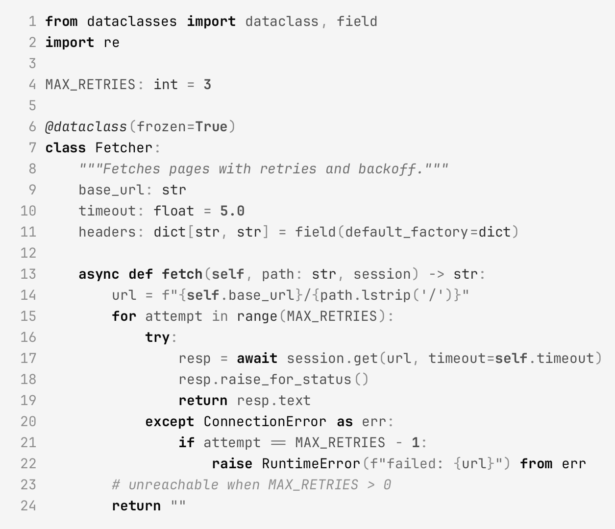 michael light — Python